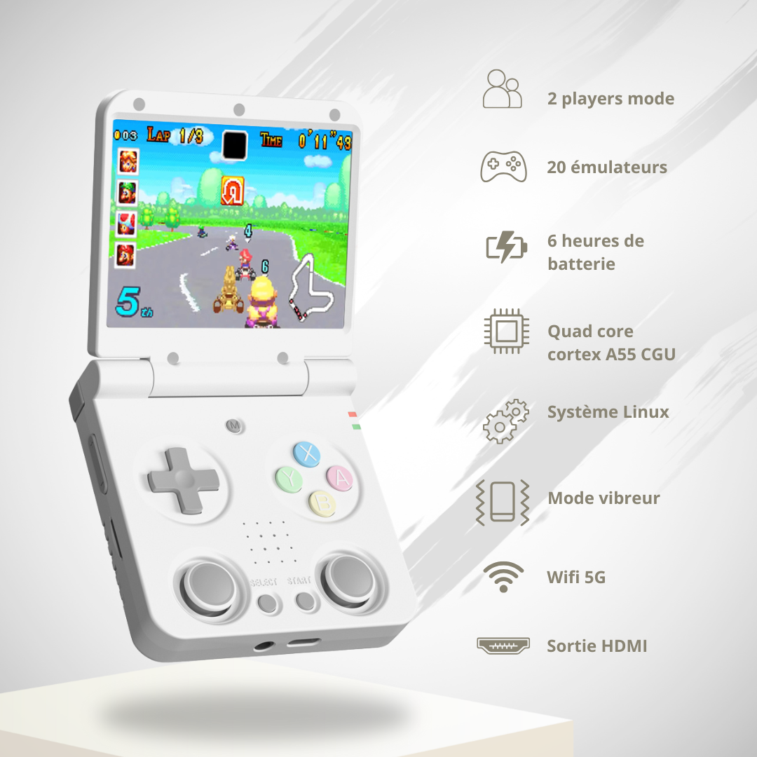 (NEW) Miyoo mini flip (20000 jeux inclus)