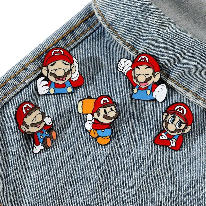 Lot de 5 pin’s Mario