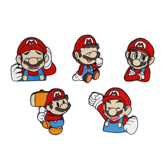 Lot de 5 pin’s Mario